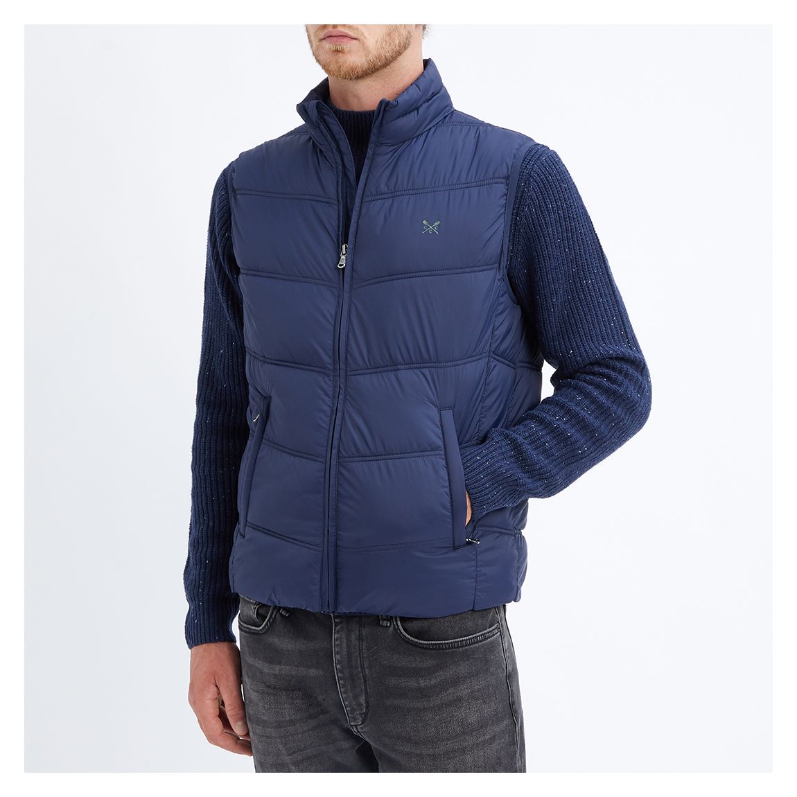 Navy Lightweight Gilet main product photo