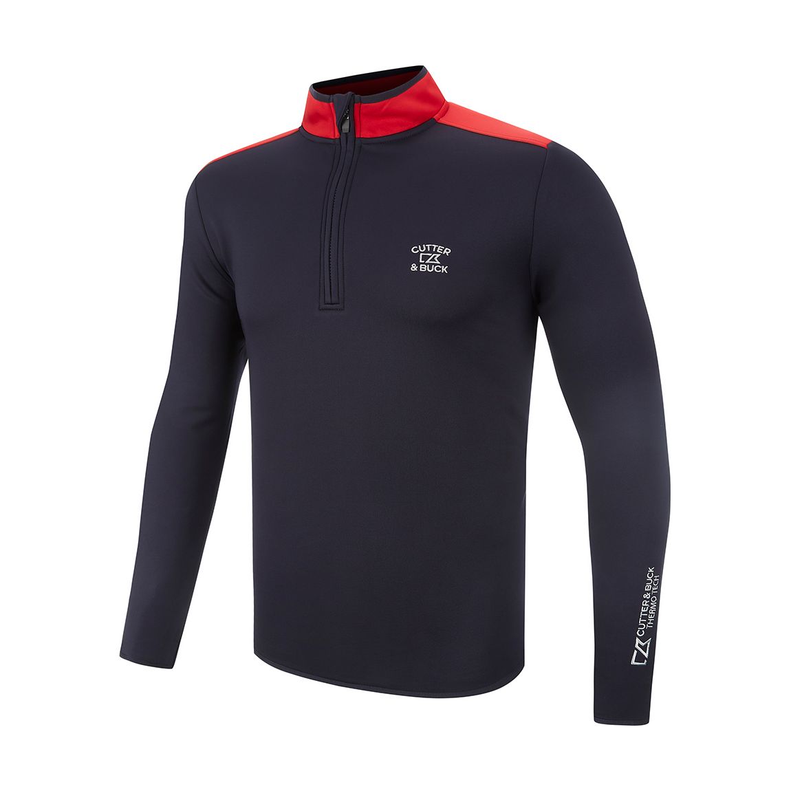Navy Multi 1/4 Zip Thermal Tech Jacket main product photo