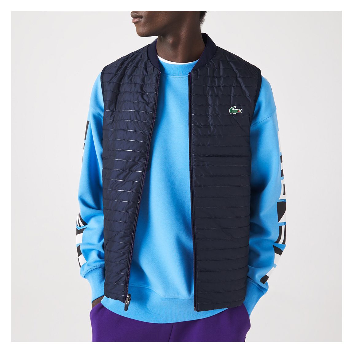 Navy Lightly Padded Gilet main product photo