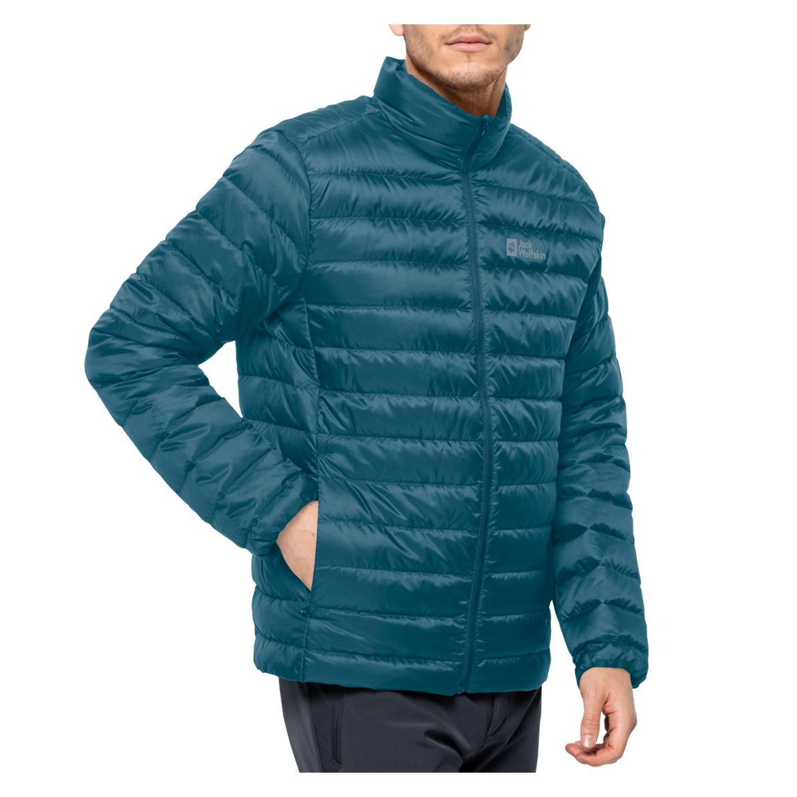 Blue Pack And Go Down Weather Resist Jacket main product photo