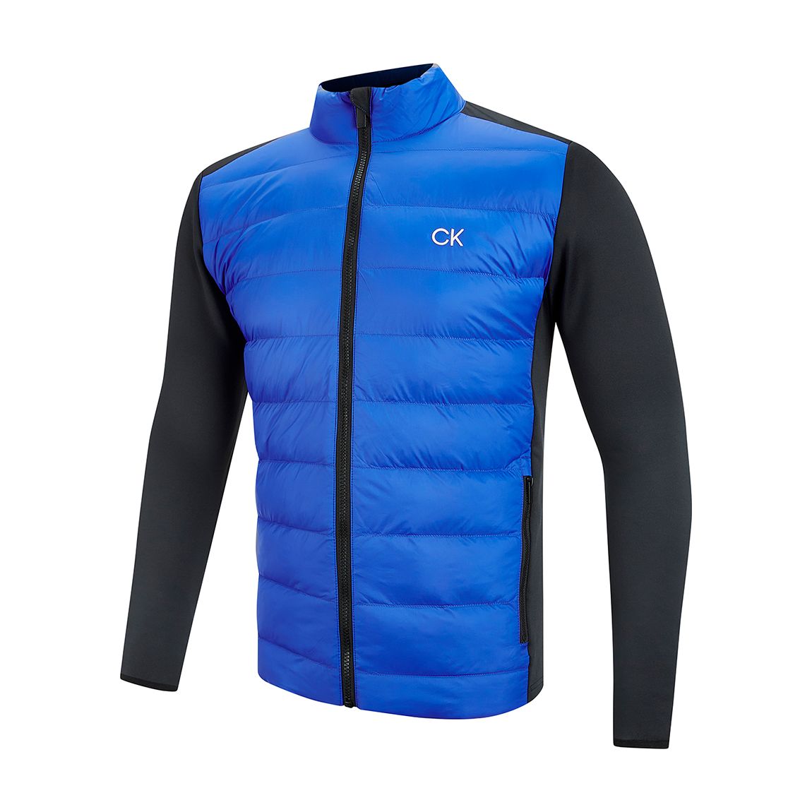 Blue/Black Quilted Hybrid Jacket main product photo