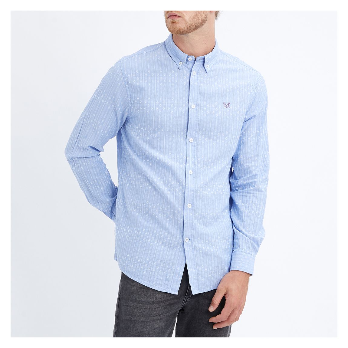 Blue Chambray Dobby Shirt main product photo