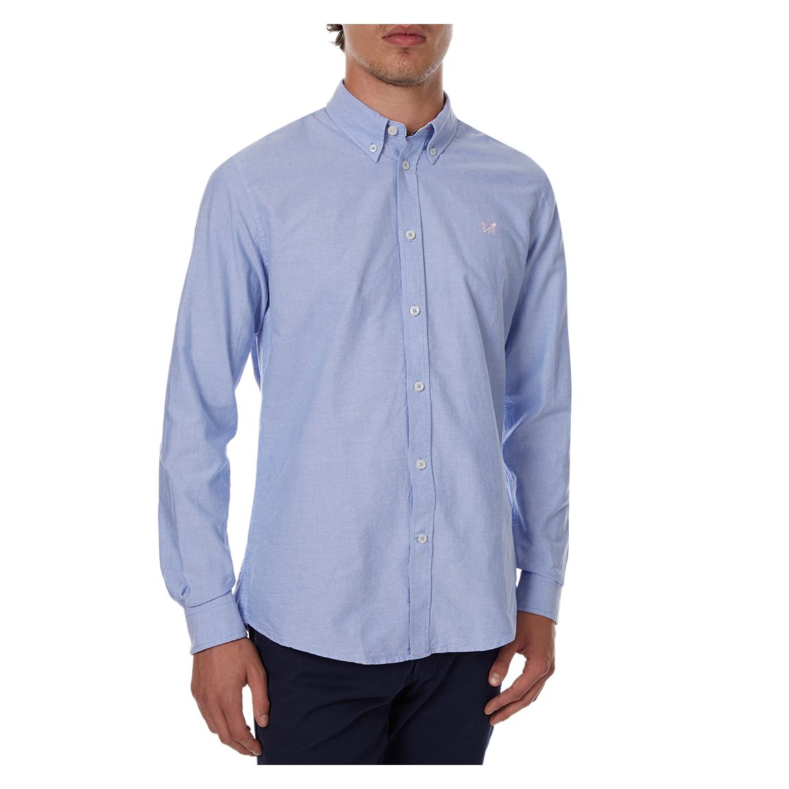 Blue Oxford Cotton Slim Fit Shirt main product photo
