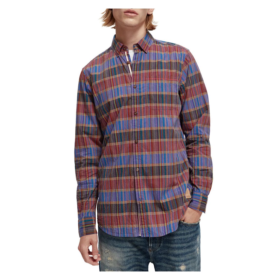 Multi Checked Cotton Shirt main product photo