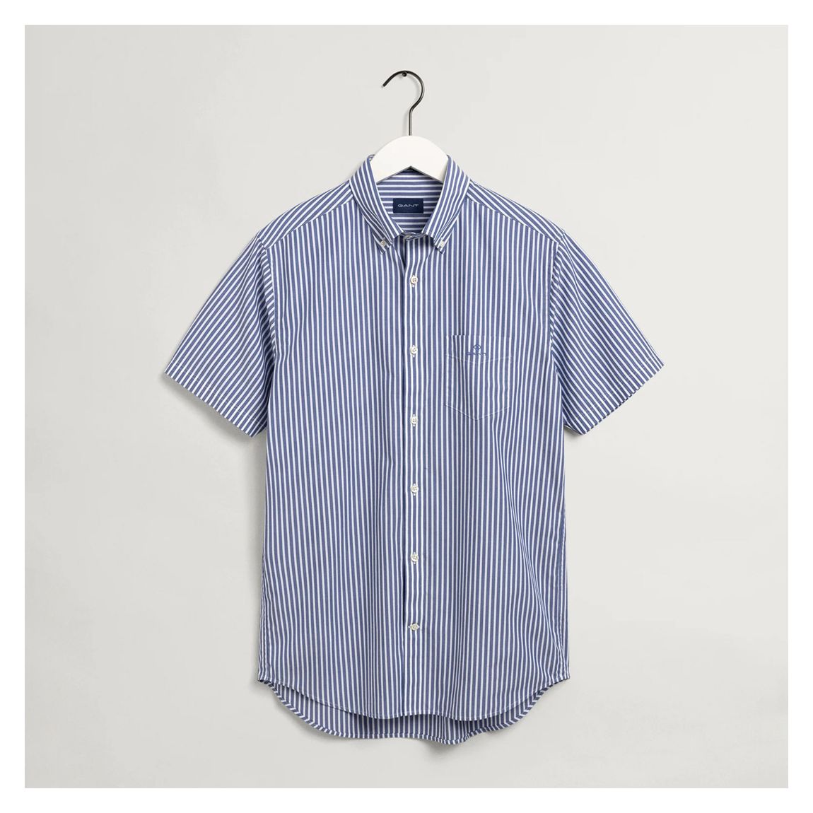 Deep Blue Regular Fit Stripe Shirt main product photo