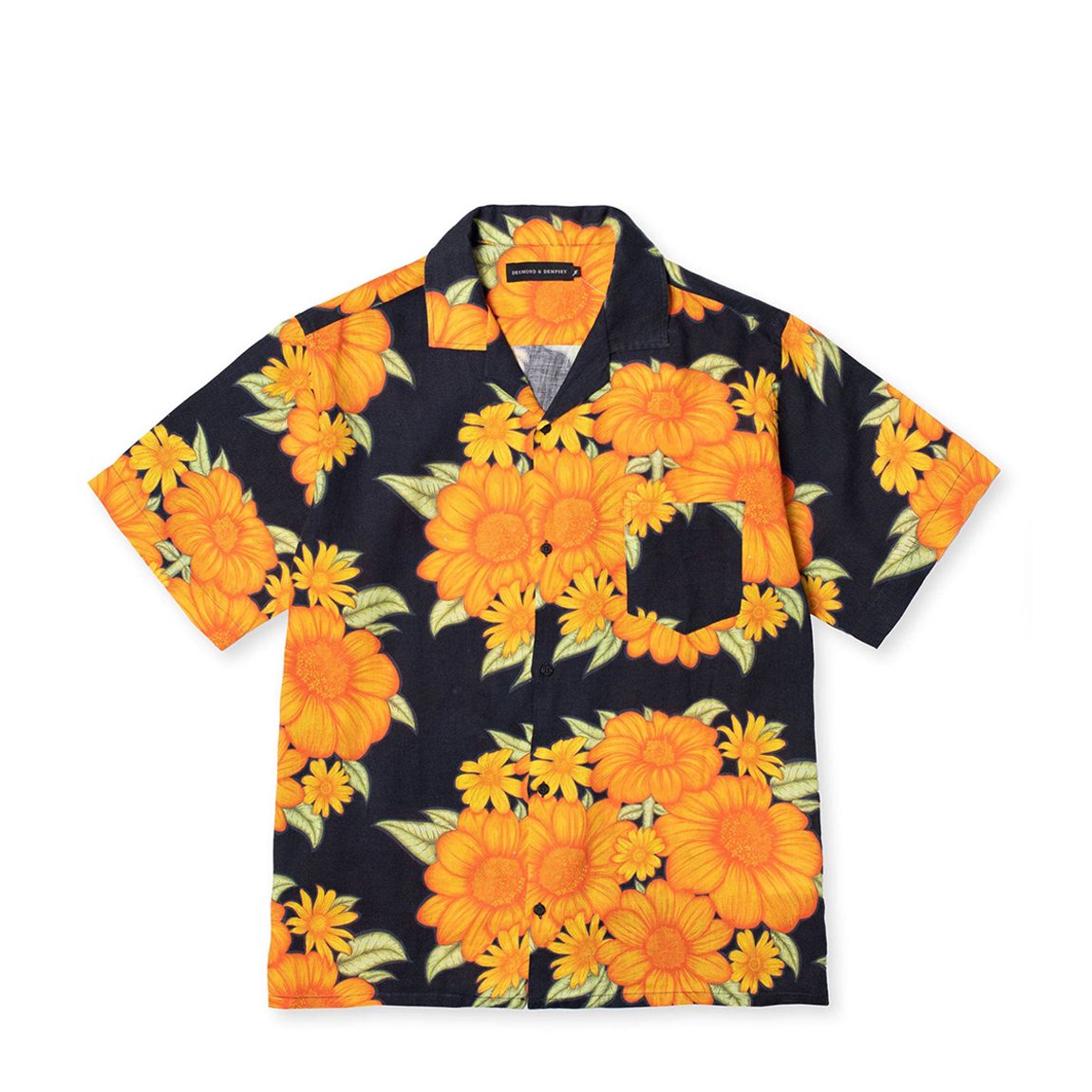 Multi Tithonia Mens Cuban Pyjama Shirt main product photo