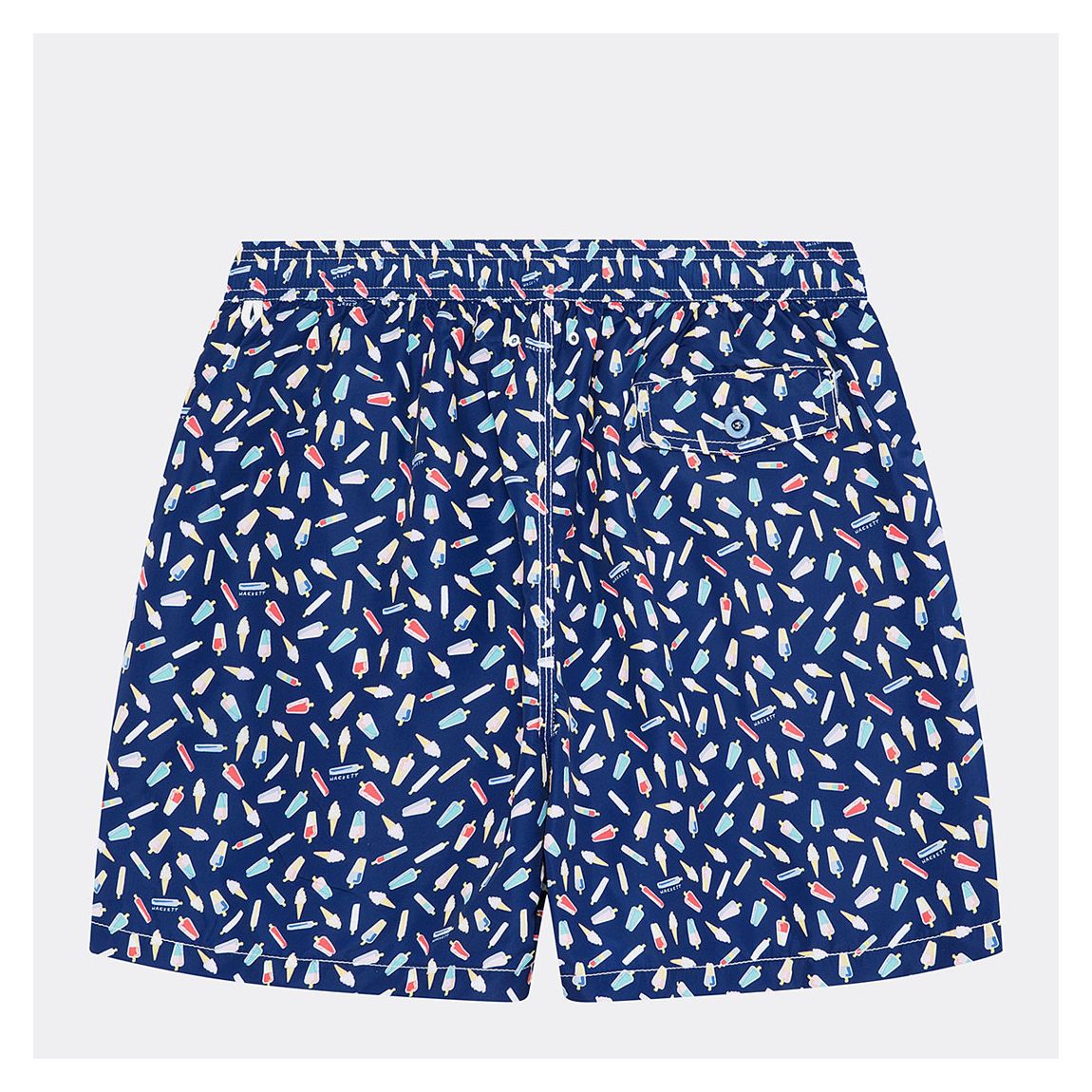 Navy Ice Lolly Print Swim Shorts main product photo