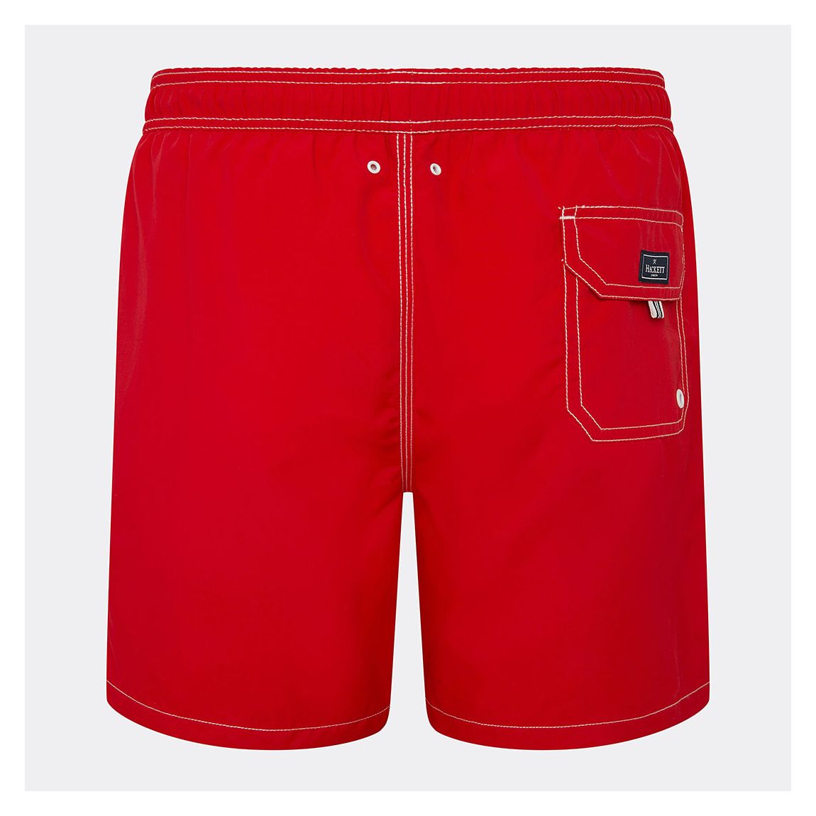Red Logo Design Swim Shorts main product photo