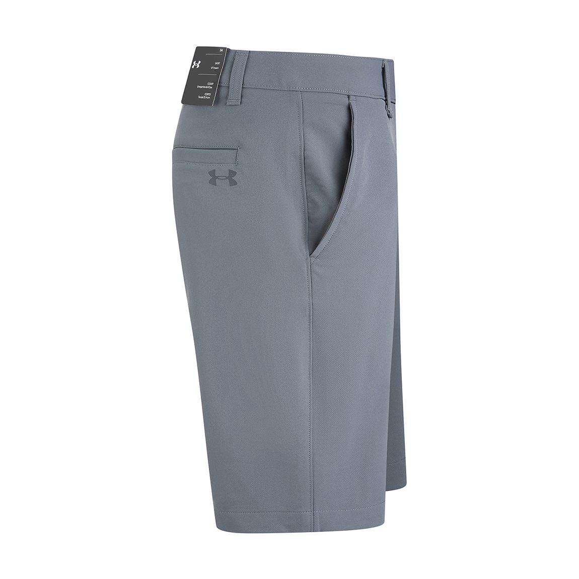 Grey Under Armour Tech Stretch Shorts main product photo