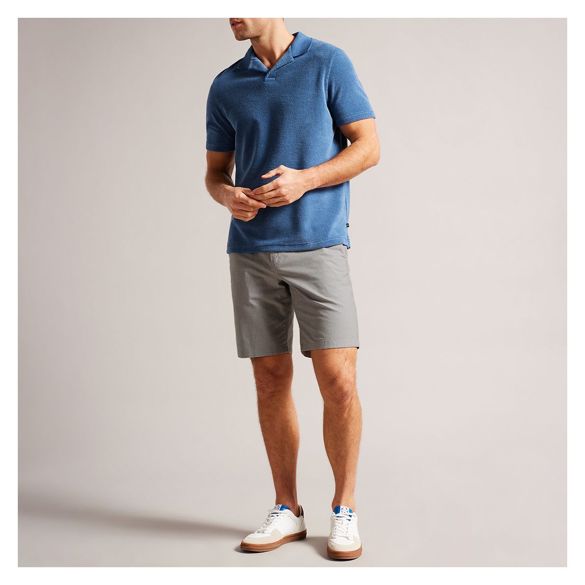 Black Tura Cotton Blend Shorts main product photo