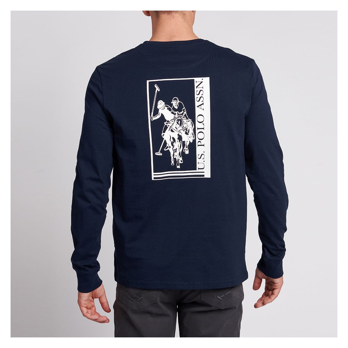 Navy Textured Cotton Top main product photo