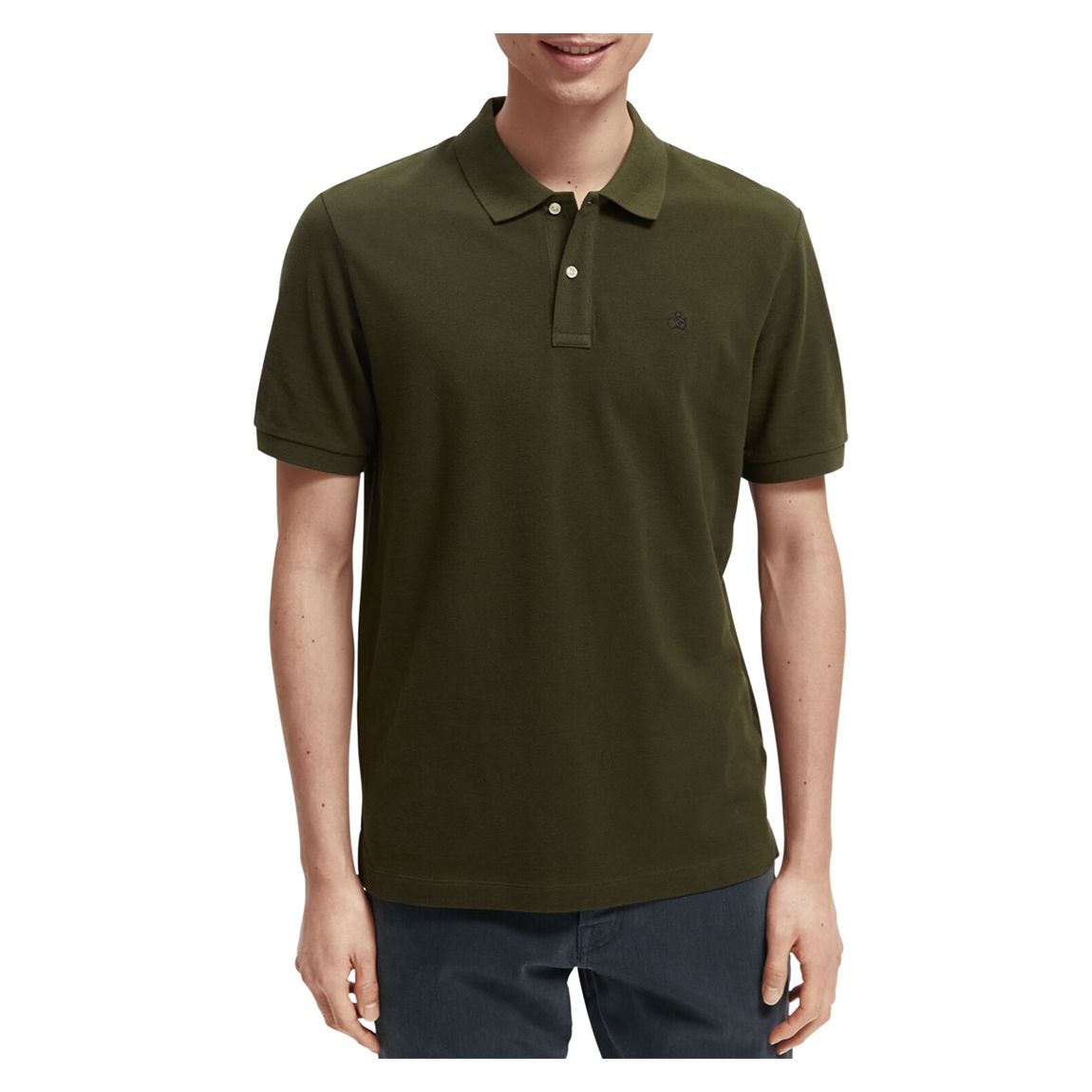 Khaki Essentials Cotton Polo Top main product photo
