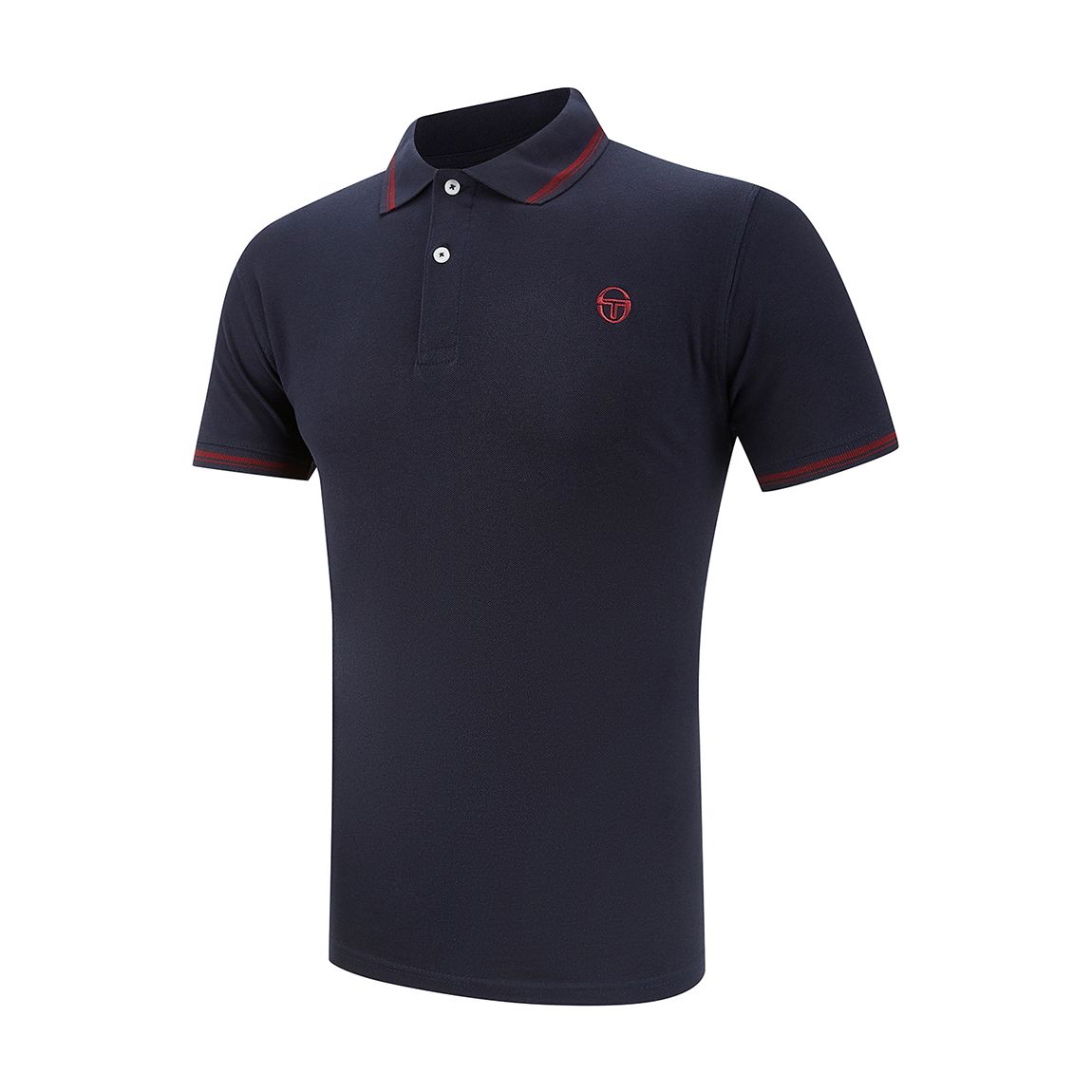 Navy Sergio Tacchini Stripe Iconic Polo main product photo