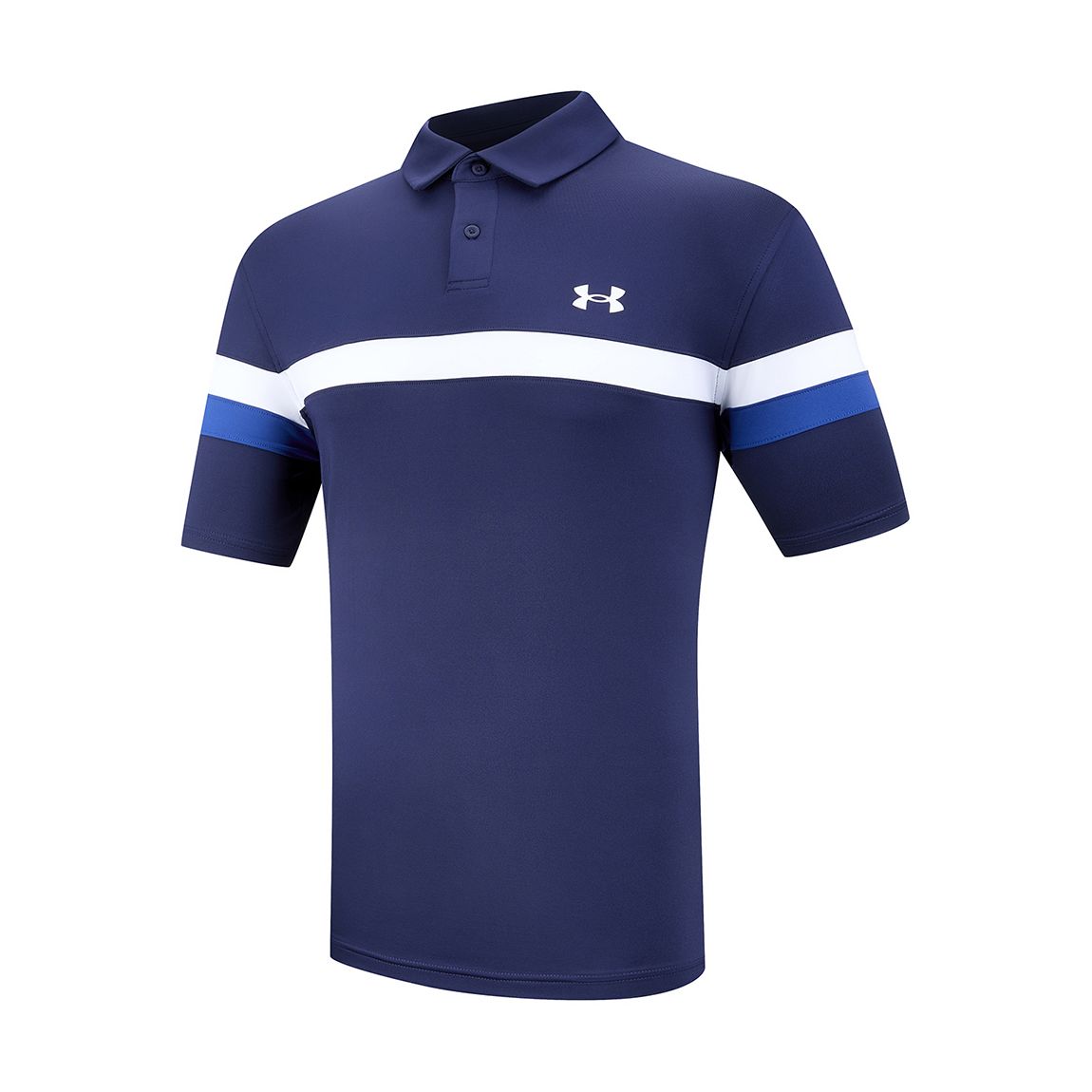 Navy Under Armour T2G Colour Block Polo main product photo