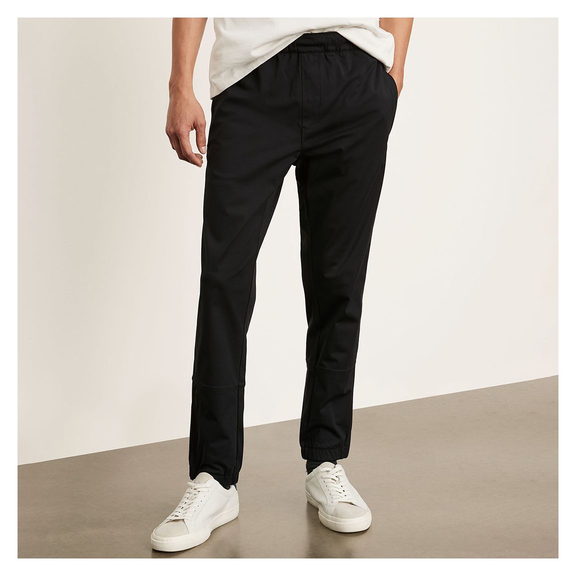 Black Tapered Leg Jogger Trousers main product photo