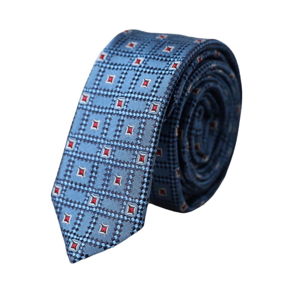 Blue Geometric Tie Ties main product photo