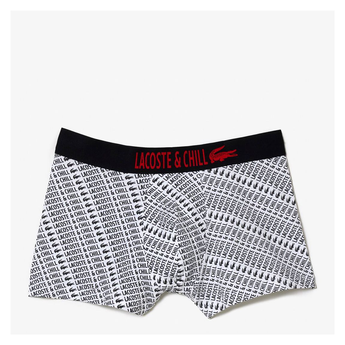 White/Black Printed Boxers main product photo