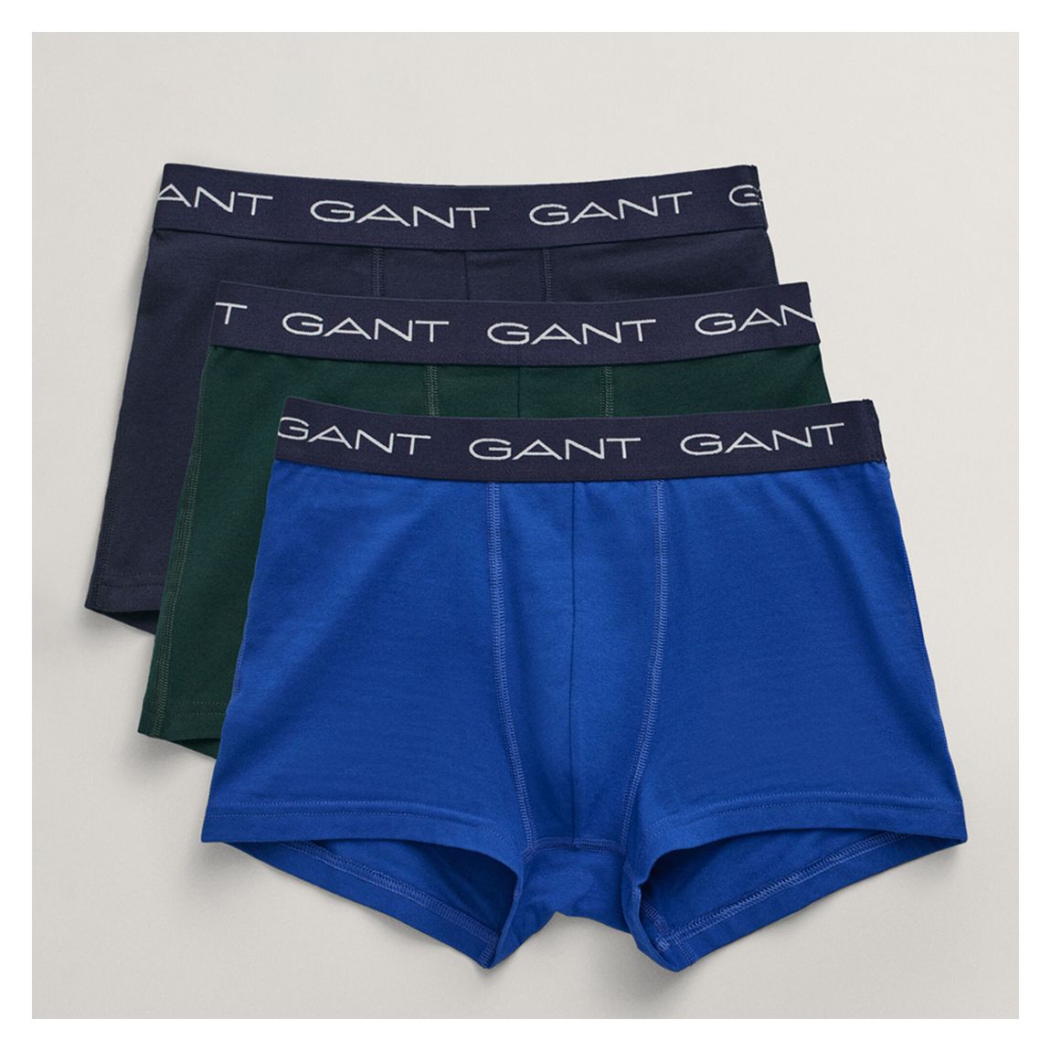 Navy/Green/Blue 3-Pack Boxers main product photo