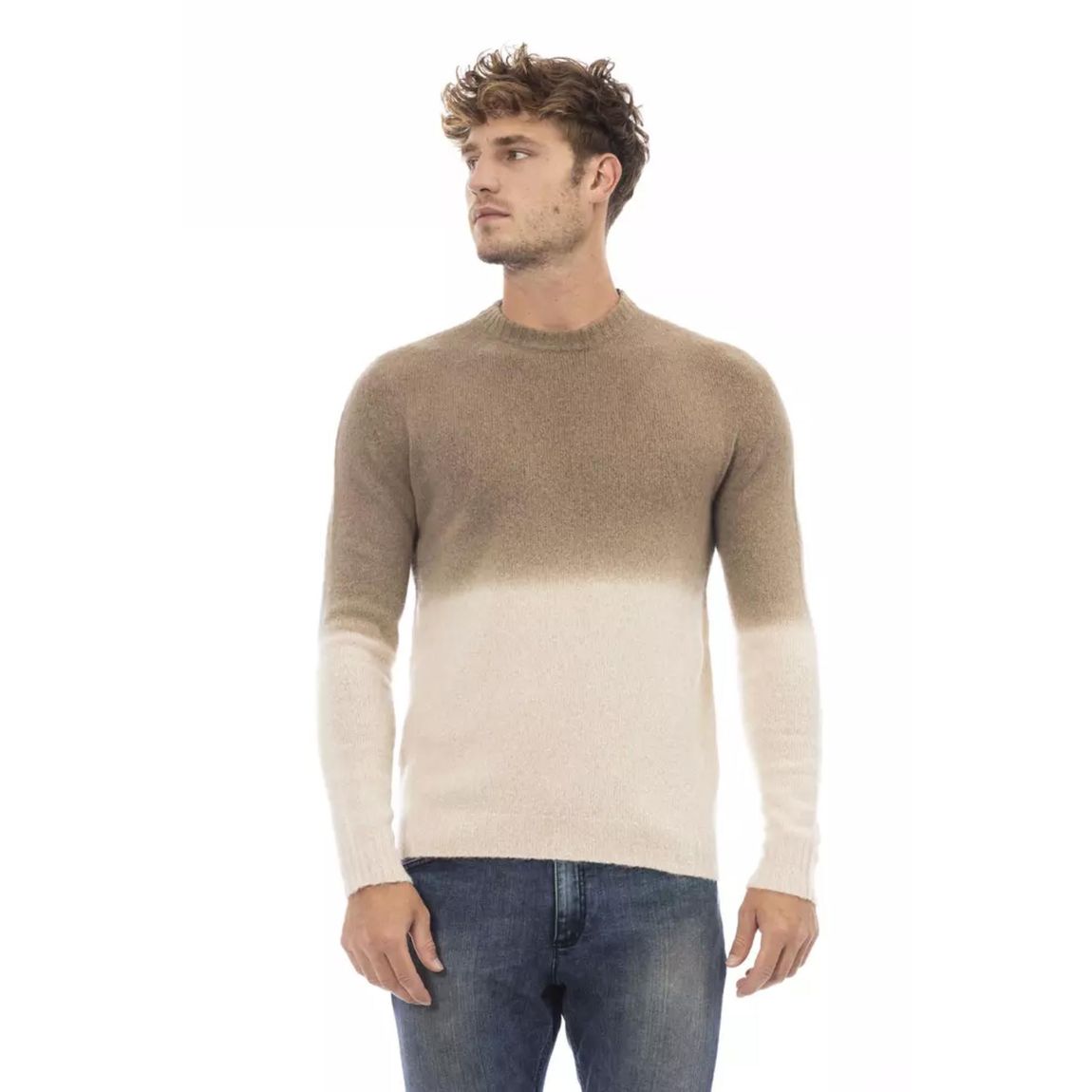 Dip Dye Sweater AL23441 - Beige main product photo