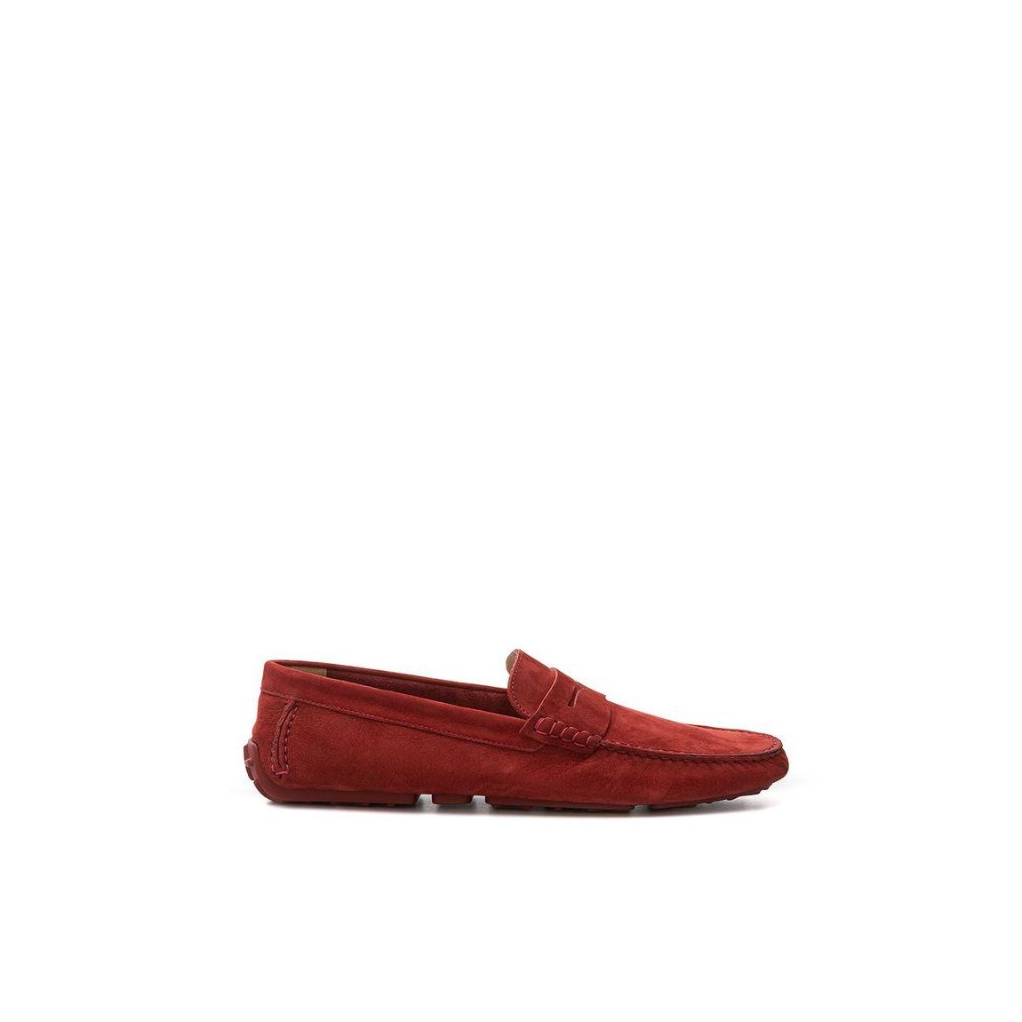 Somo Driving Shoe Casual Suede - Bordeaux General main product photo