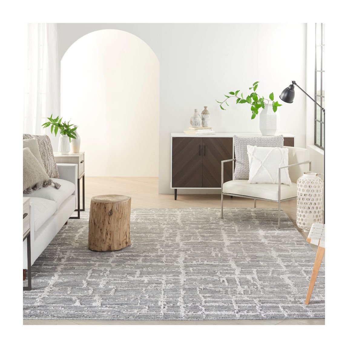 Luna - Grey Silver - 419cm x 297cm main product photo