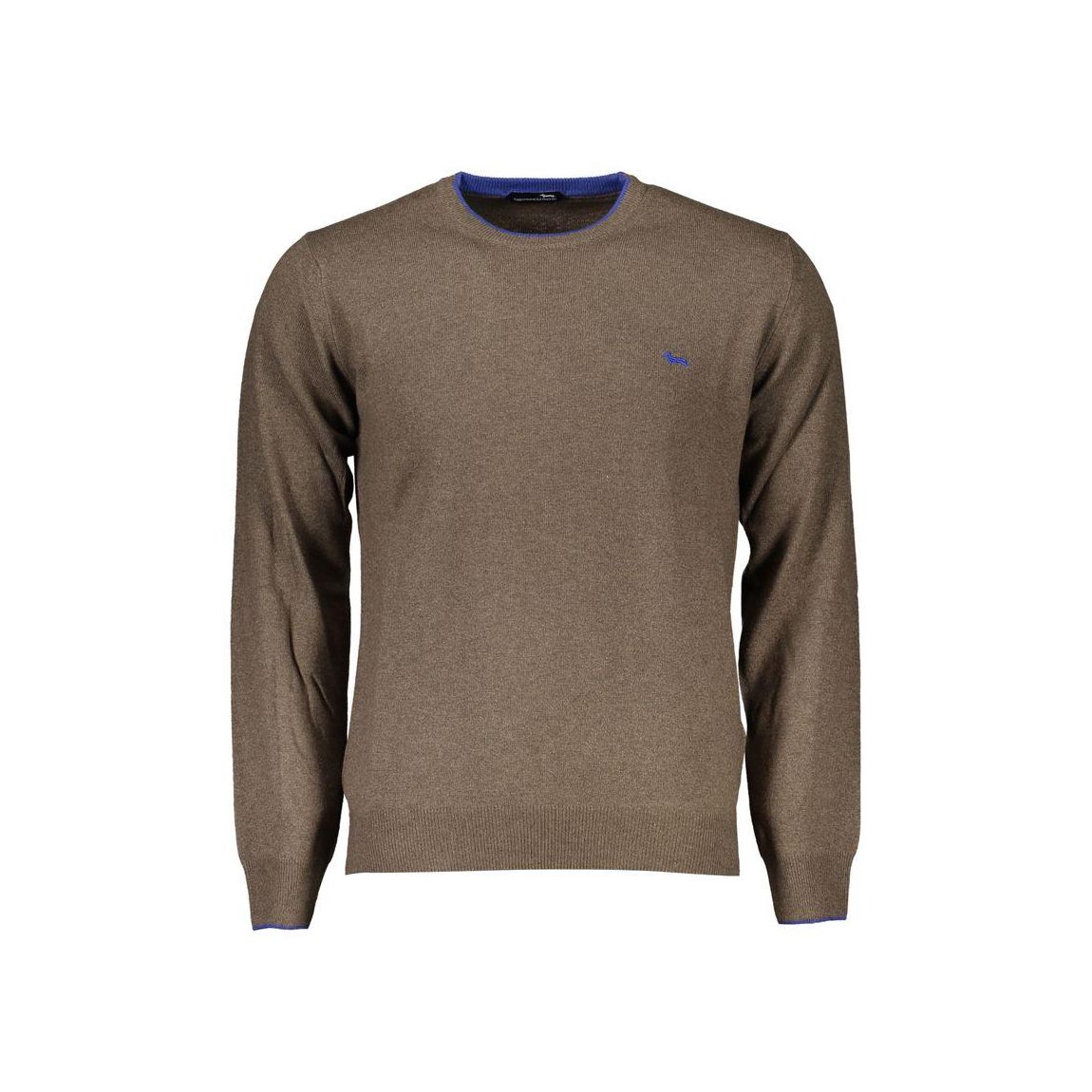 Crew Neck Jumper Knitwear HA23583 - Brown Sweaters main product photo