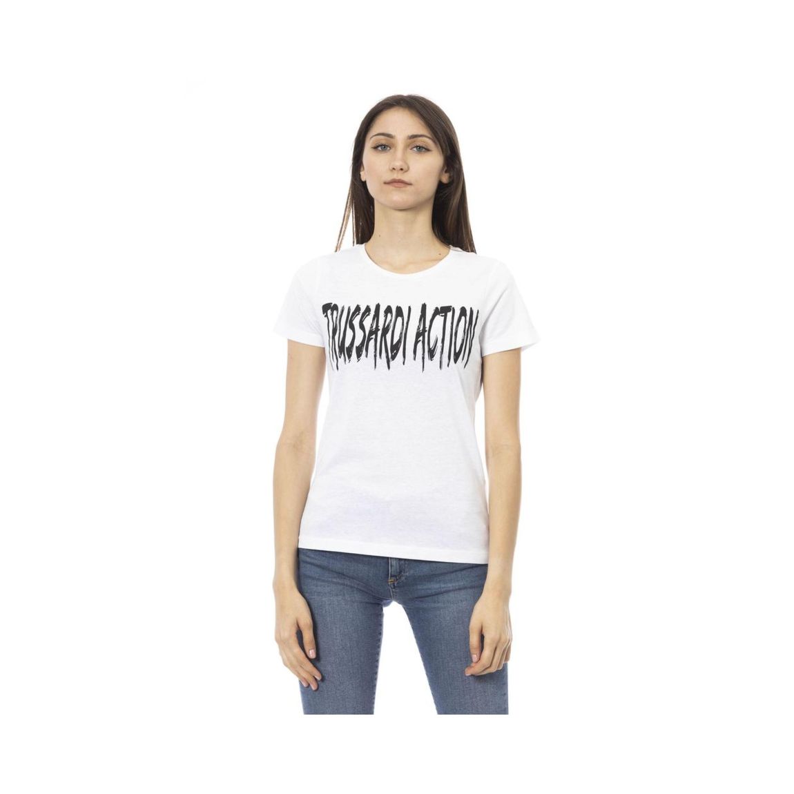 Trussardi Action Short Sleeve Tee Wo - White T-Shirts main product photo