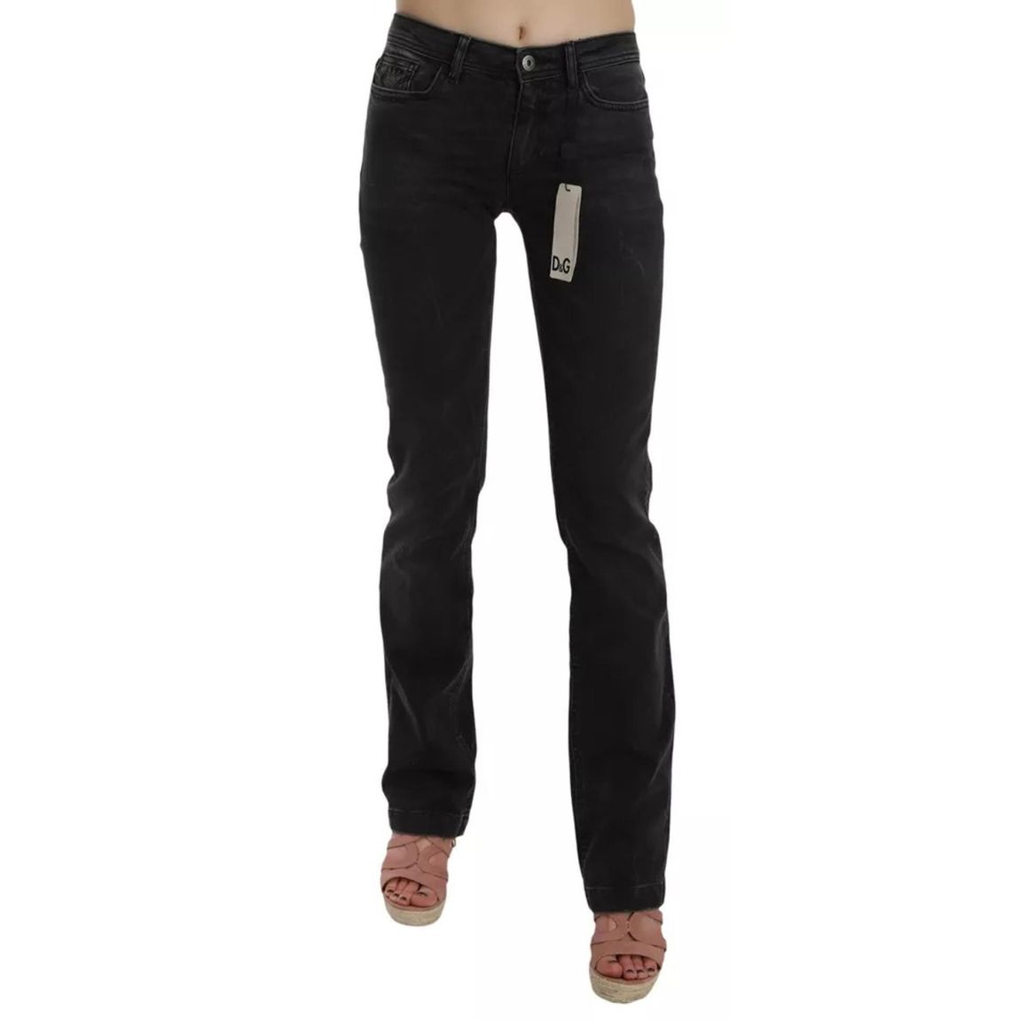 Dolce & Gabbana Jeans Bootcut Wo - Black Jeans main product photo
