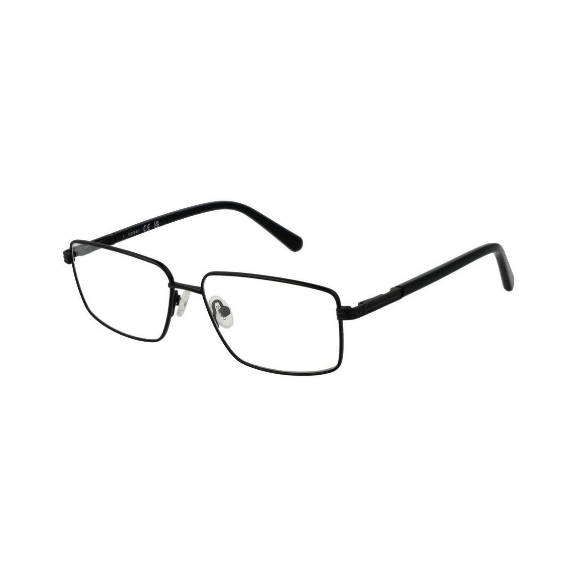 Rectangle Full Rim Eyeglasses - Black Frames For main product photo