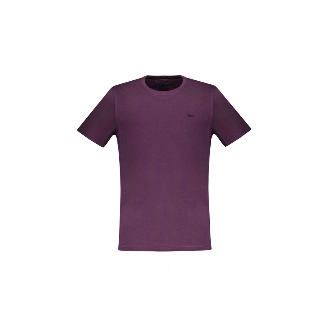 Crew Neck Tee Solid Purple T-Shirts main product photo