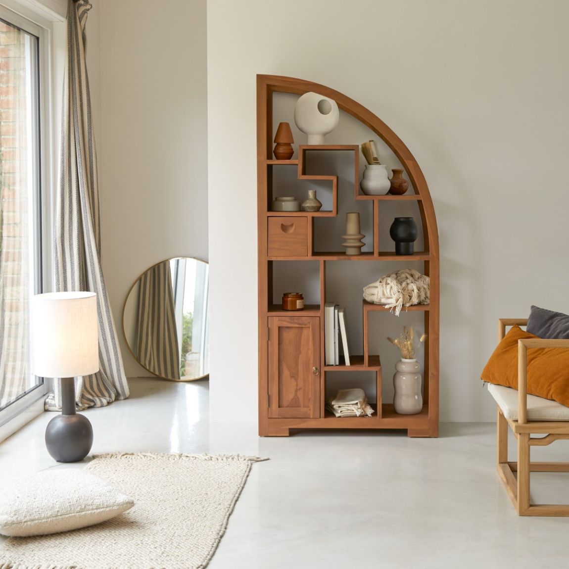 Alco Tipo - Solid teak bookcase main product photo
