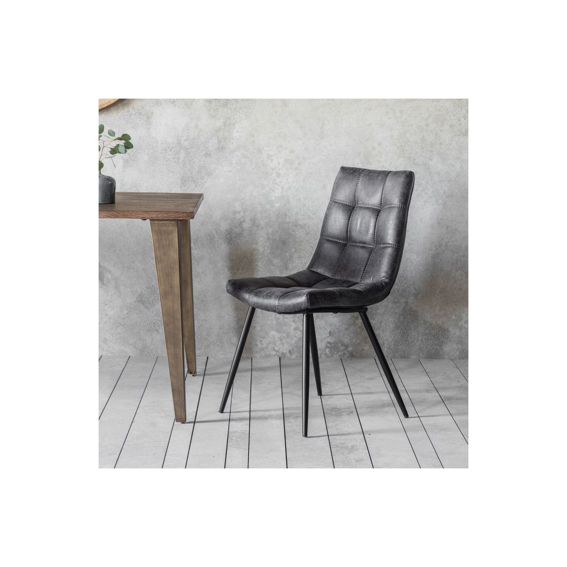 Verdes Grey Chair, Set of 2 main product photo