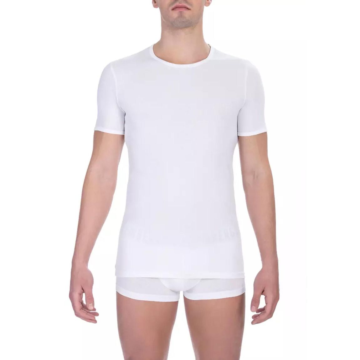 Short Sleeve Crew Neck Undershirt - White T-Shirts main product photo