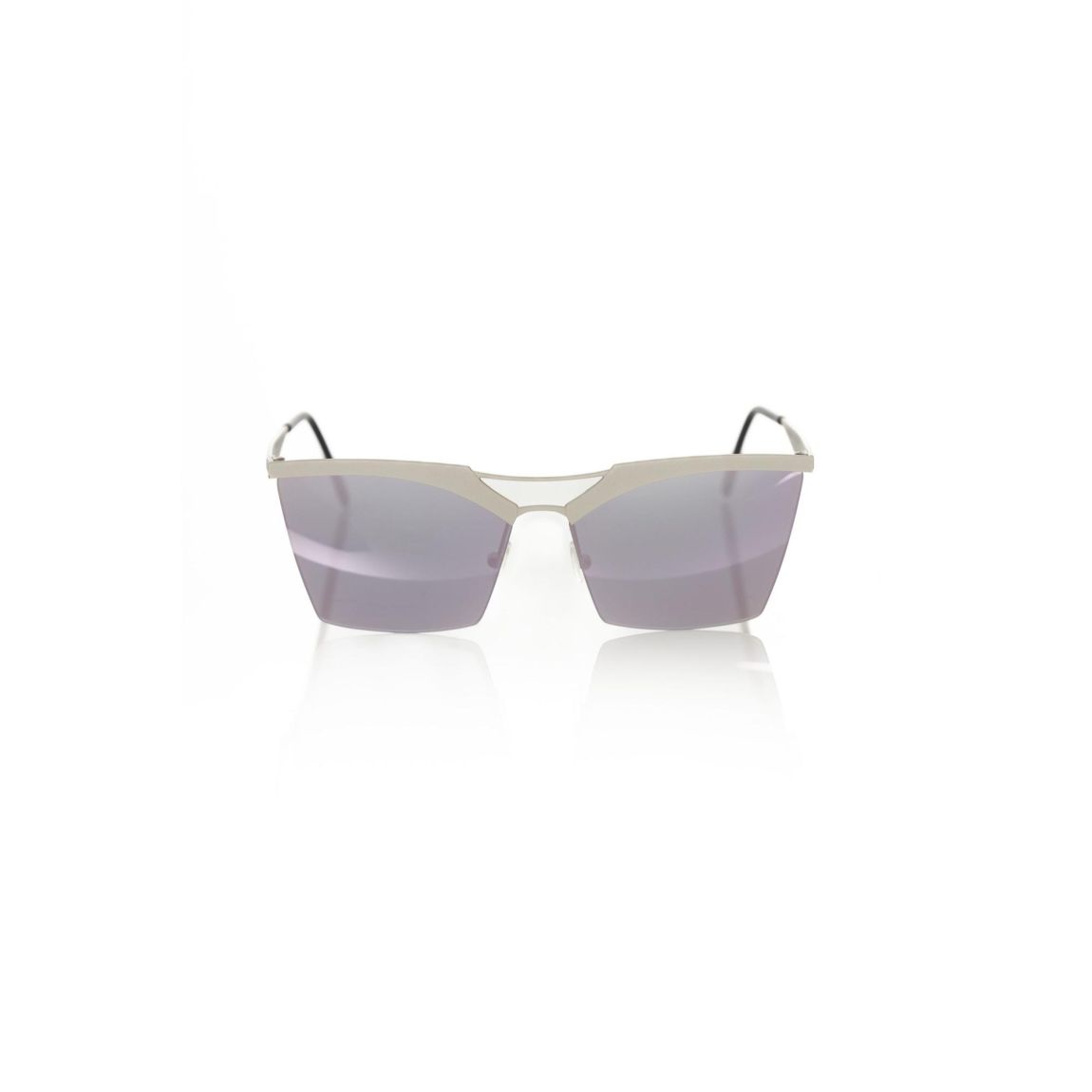 22090 Sunglasses Modern Geometric Design Wo - Silver main product photo