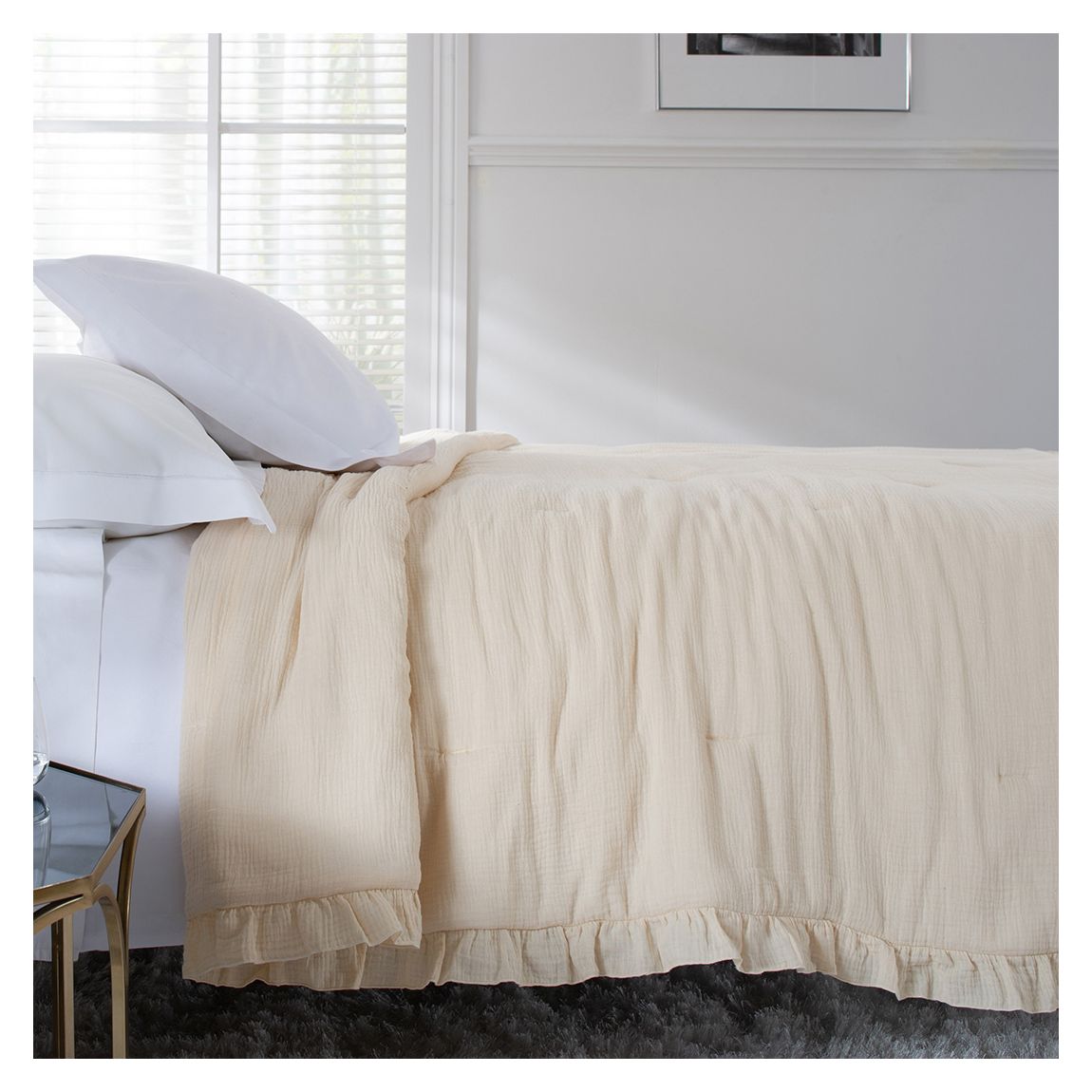 Orleans Bed Bedspread, Natural main product photo