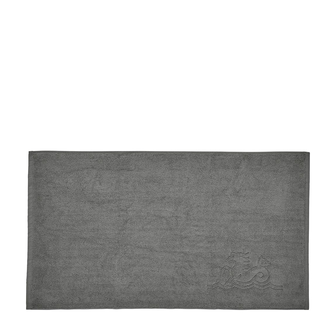 Luxuriously Soft Turkish Bath Mat, Charcoal main product photo