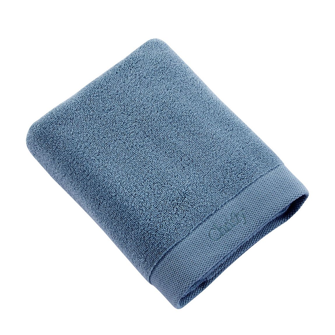 Christy Logo Bath Towel, Smokey Blue main product photo