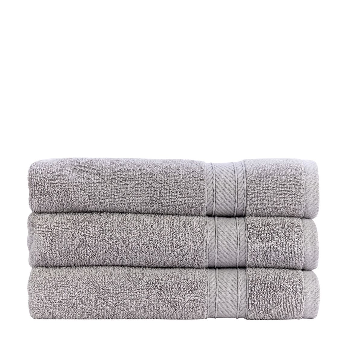 Serenity Pair of Hand Towels, Dove Grey main product photo