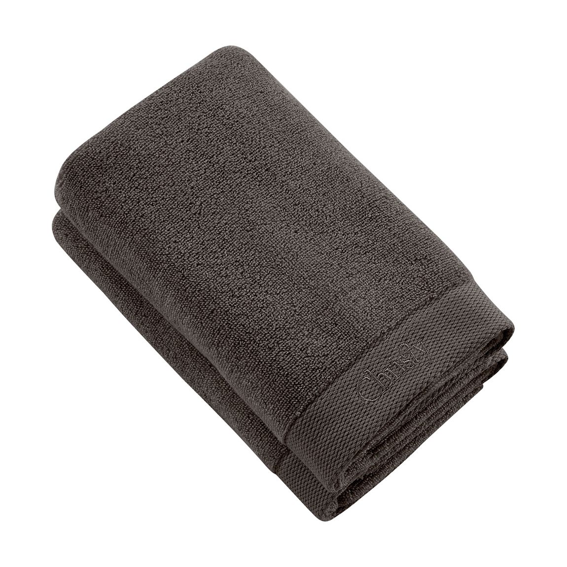 Christy Logo Pair of Hand Towels, Soot main product photo