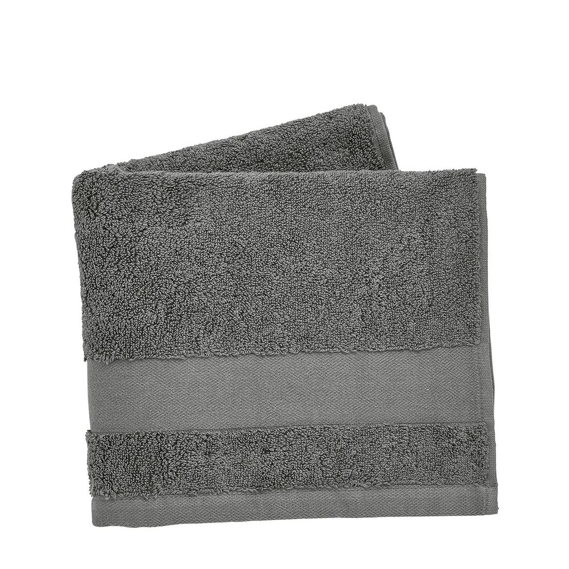 Luxuriously Soft Turkish Hand Towel, Charcoal main product photo