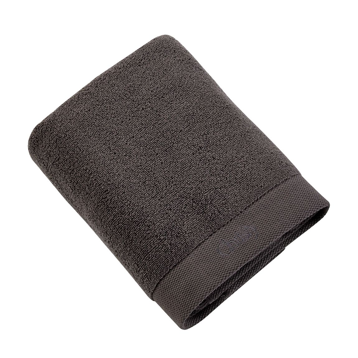 Christy Logo Bath Towel, Soot main product photo