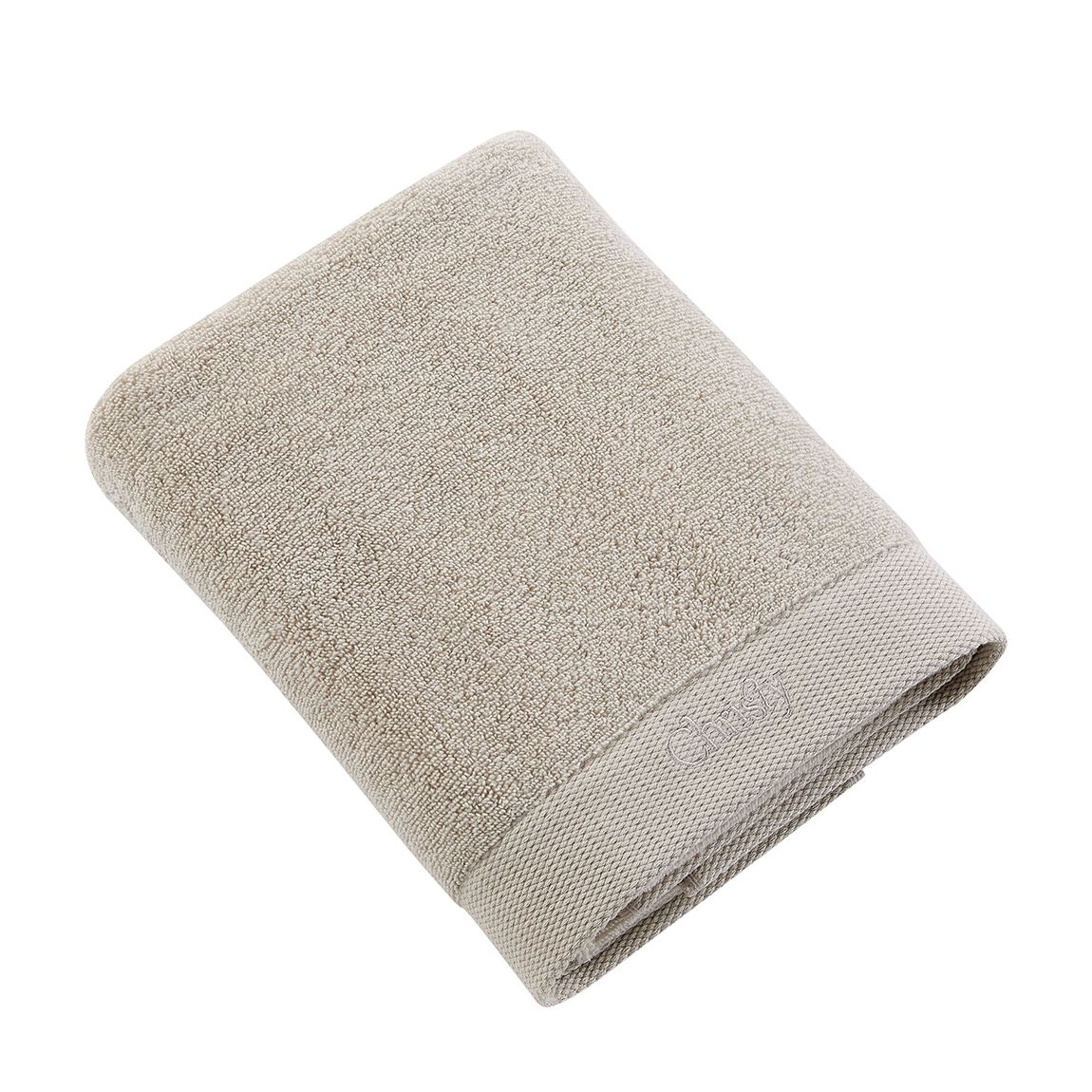 Christy Logo Bath Towel, French Grey main product photo