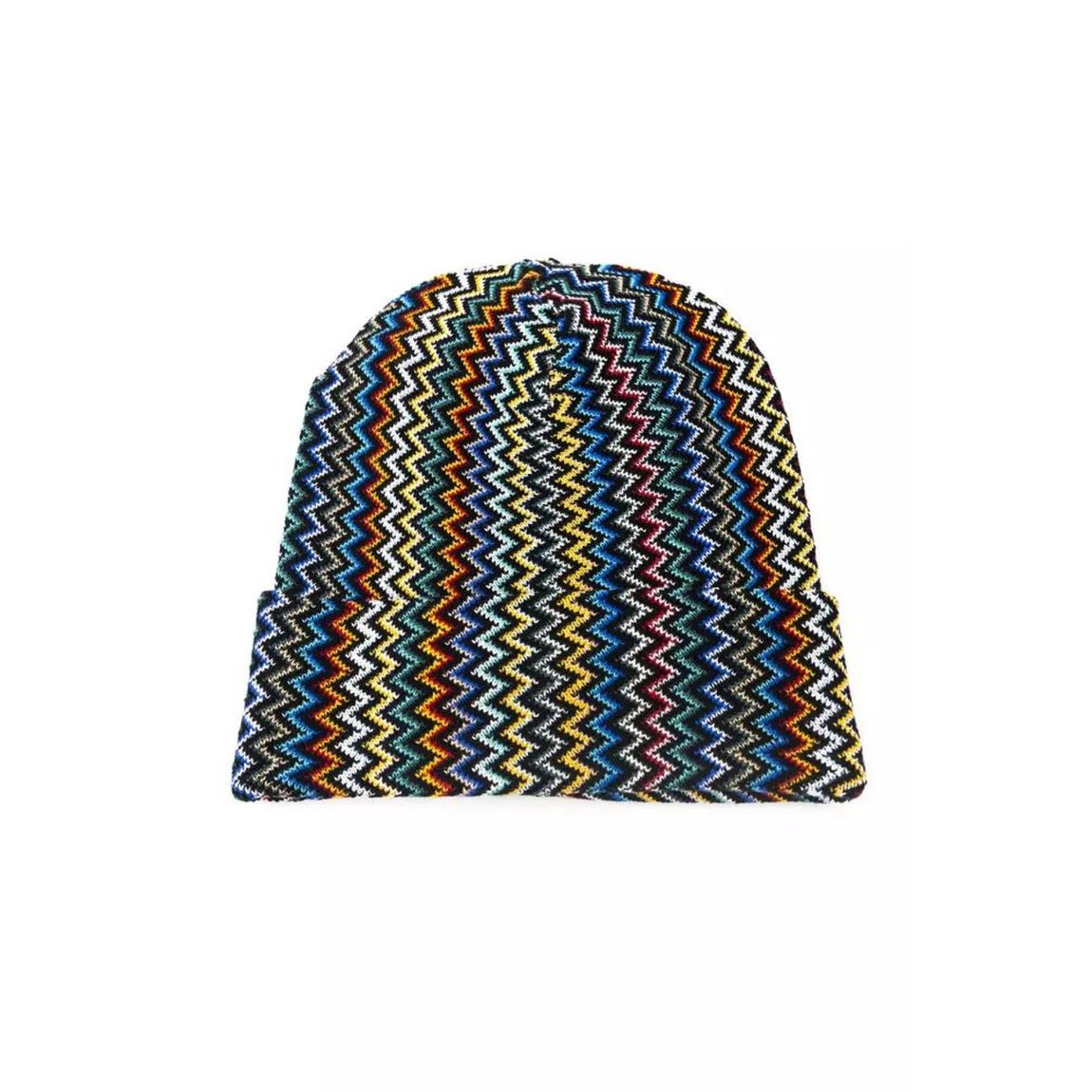 Zigzag Knit Beanie Multicolor Hats main product photo