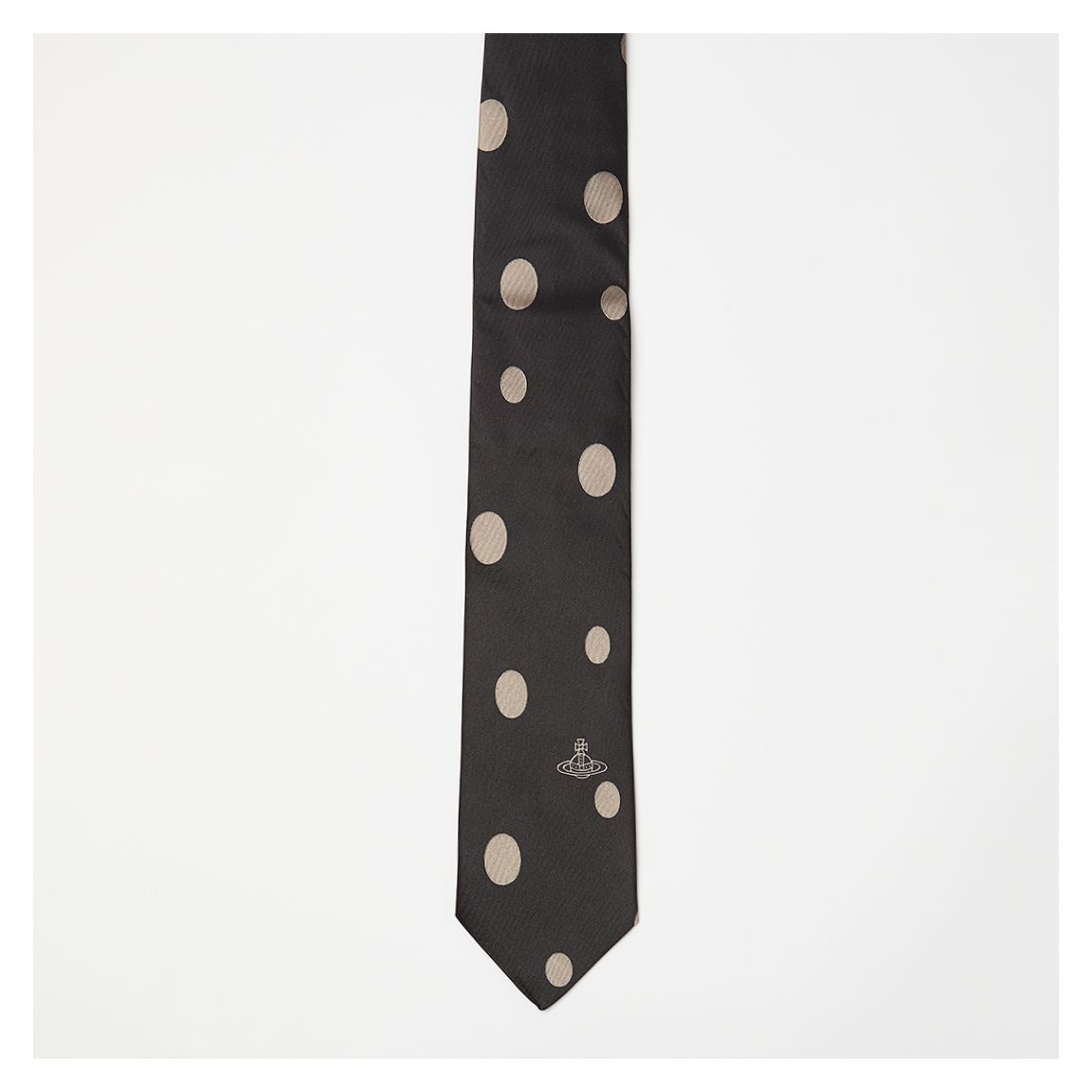 Black Mickey Dot Jacquard Tie main product photo