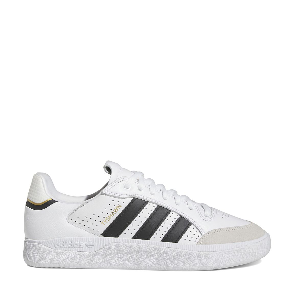 White & Black Low Skateboarding Tyshawn Trainers main product photo