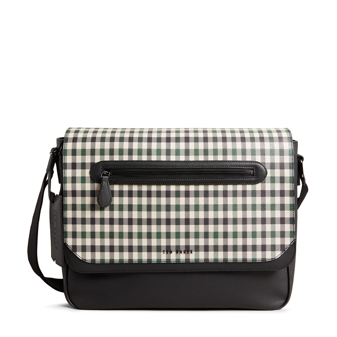 Navy Portrey House Check Pu Messenger Bag main product photo