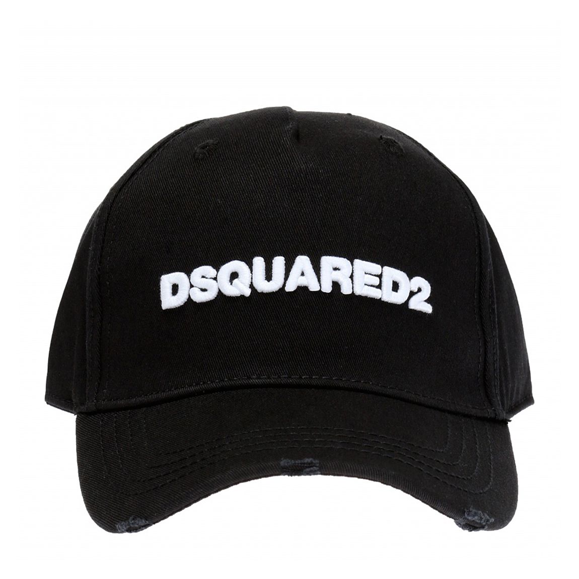 Black Embroidered Logo Cotton Cap main product photo