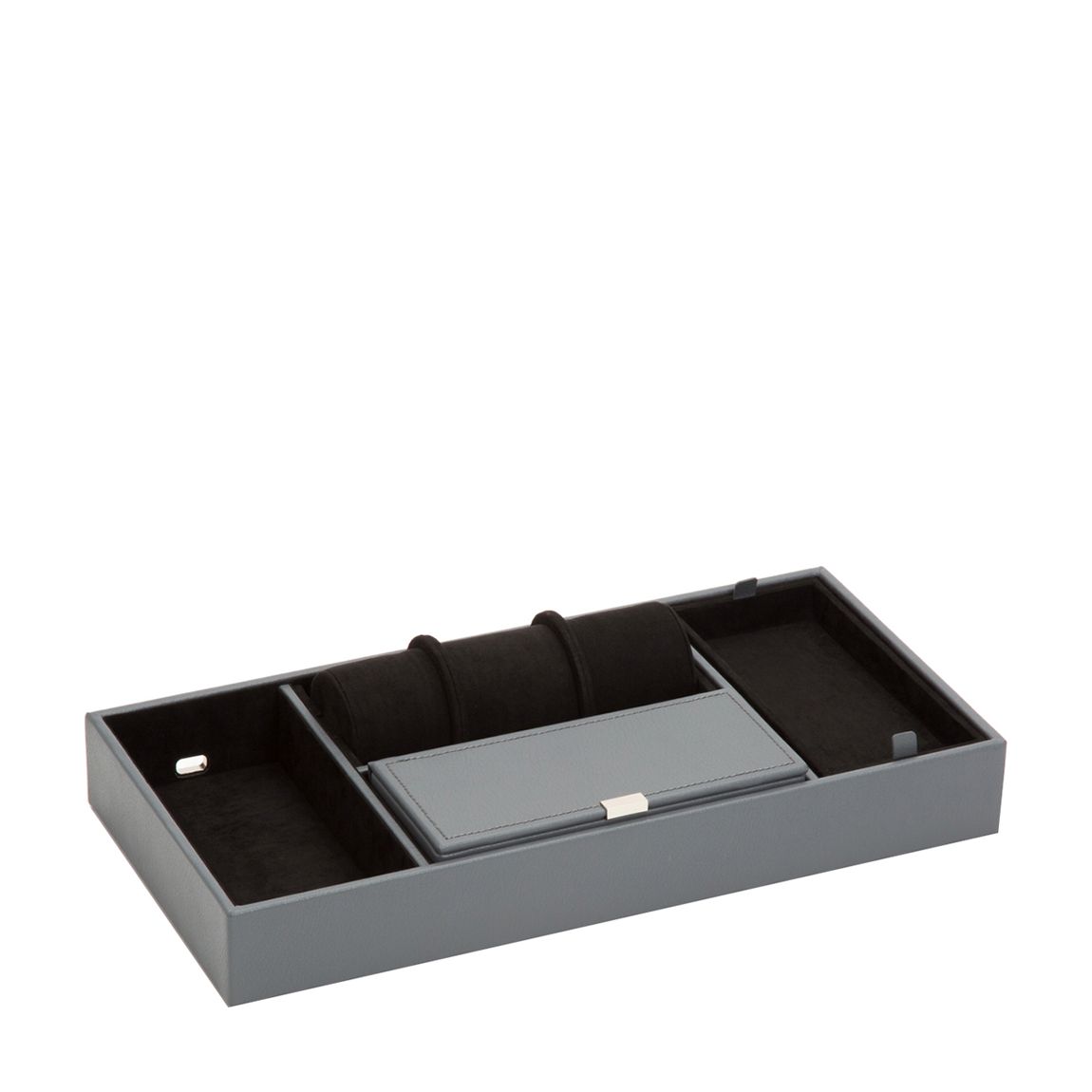 Grey Howard Leather Valet Tray main product photo