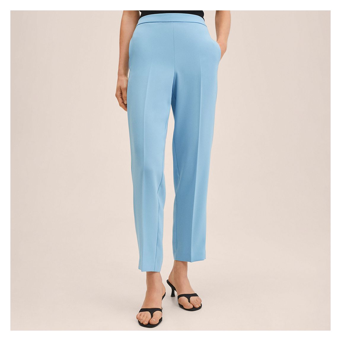 Blue Straight Suit Trousers main product photo