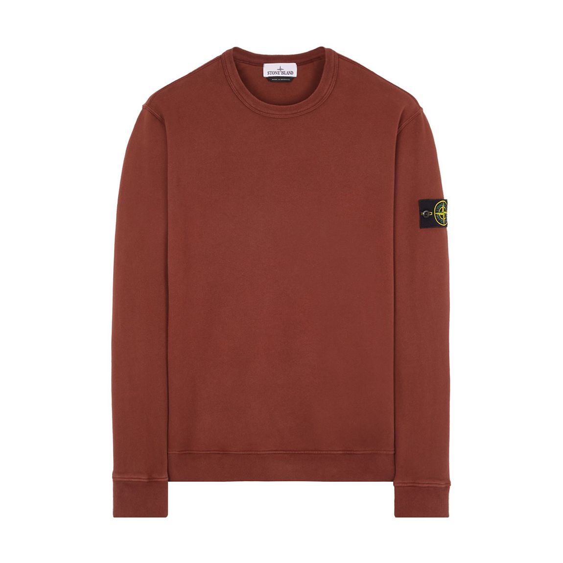 Rust Crew Neck Fleece Sweatshirt main product photo